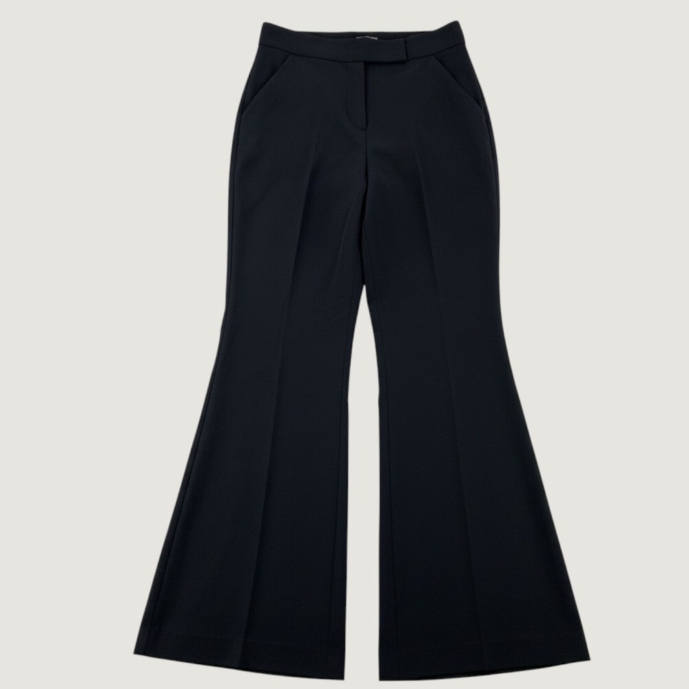 Express Editor Flare Pants Women 6 Black Dress Career Professional Workwear